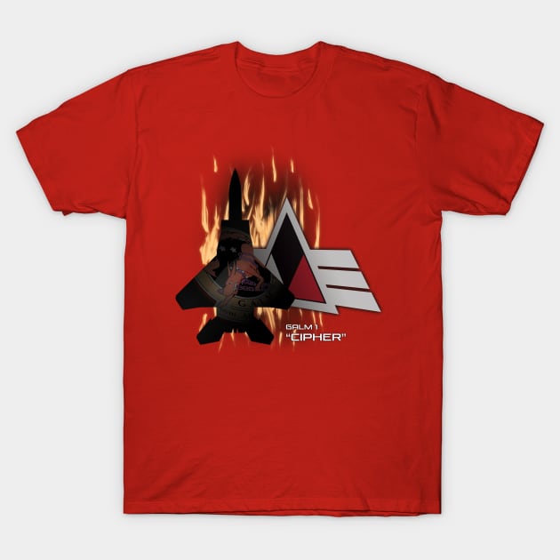 Ace Combat Zero: Cipher T-Shirt by patrickkingart